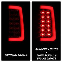Spyder Auto - Spyder Auto 5084750 Black LED Light Bar Taillights for 07-13 GMC Sierra - Image 9