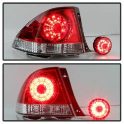 Spyder Auto - Spyder Auto 5085061 LED Red/Clear Taillights for 01-03 Lexus IS300 - Image 8