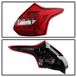 Spyder Auto - Spyder Auto 5085153 LED Light Bar Taillights Red for 12-14 Focus Hatch - Image 3