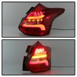 Spyder Auto - Spyder Auto 5085153 LED Light Bar Taillights Red for 12-14 Focus Hatch - Image 7
