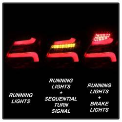 Spyder Auto - Spyder Auto 5085153 LED Light Bar Taillights Red for 12-14 Focus Hatch - Image 9