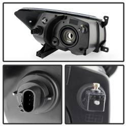 xTune Auto - xTune Auto 9026522 Crystal Headlights Black/Clear - Image 3