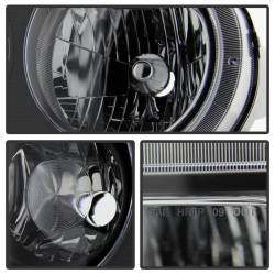 xTune Auto - xTune Auto 9026317 Crystal Headlights Black/Clear - Image 2