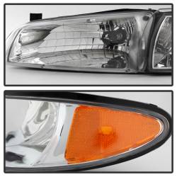 xTune Auto - xTune Auto 9023453 Crystal Front Headlight Kit Chrome/Clear - Image 5