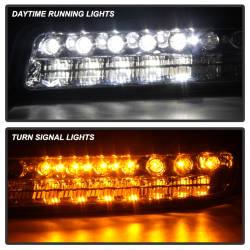 xTune Auto - xTune Auto 9027154 LED Front Bumper Lights Chrome/Clear - Image 5