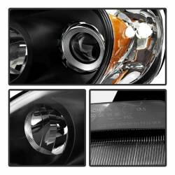 xTune Auto - xTune Auto 9028212 Projector Style Headlights Black/Clear - Image 2