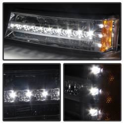 Spyder Auto - xTune Auto 9027499 LED Front Bumper Lights Chrome/Clear - Image 4