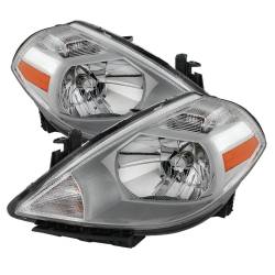 xTune Auto - xTune Auto 9023620 Chrome/Clear Crystal Headlights - Image 1