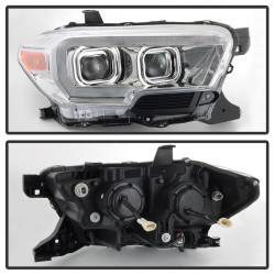 Spyder Auto - xTune 9039263 Auto Light Bar Headlights Chrome/Clear for Tacoma TRD - Image 2