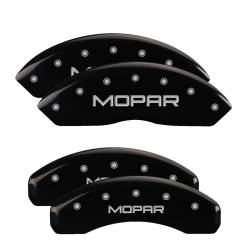 MGP Caliper Covers - MGP Caliper Covers 42007SMOPBK F/R Gloss Black for 08-12 Liberty & Wrangler JK - Image 1
