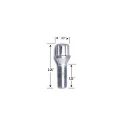 Gorilla Automotive - Gorilla 17015SD-20 Small Diameter Lug Bolt QTY 20 w/Key Chrome 12mm x 1.50 - Image 2