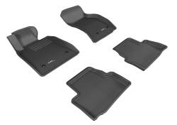 3D MAXpider - 3D MAXpider L1CD00601509 Kagu Floor Mat Front/Rear Black 13-19 Cadillac ATS - Image 1