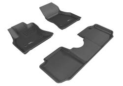 3D MAXpider - MAXpider L1FA00401509 Kagu Floor Mat Front/Rear Black for 14-20 Fiat 500L - Image 1