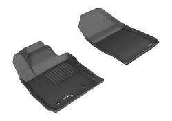 3D MAXpider - MAXpider L1FR08011509 Kagu Floor Mat Front Black Ford Fiesta Hatchback - Image 1