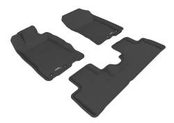 3D MAXpider - MAXpider L1HD02301509 Kagu Floor Mat Front/Rear Black for 10-14 Honda Insight - Image 1