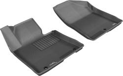 3D MAXpider - MAXpider L1HY01811509 Kagu Floor Mat Front Black for 13-17 Elantra GT - Image 1