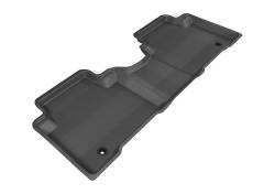 3D MAXpider - MAXpider L1HY01721509 Kagu Floor Mat Rear Black for 13-18 Santa Fe Sport - Image 1