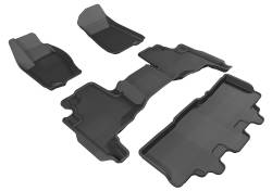 3D MAXpider - MAXpider L1JP00701509 Kagu Floor Mat Front/Rear Black for Commander - Image 1