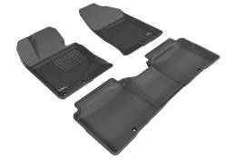 3D MAXpider - MAXpider L1KA02501509 Kagu Floor Mat Front/Rear Black for KIA Optima - Image 1