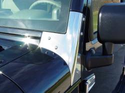 Kentrol - Kentrol 30574 Polished Windshield Supports Pair for 07-18 Jeep Wrangler JK - Image 7