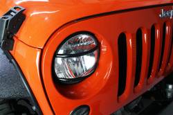Kentrol - Kentrol 80573 Black Euro Headlight Guards Pair for 07-18 Jeep Wrangler JK - Image 7