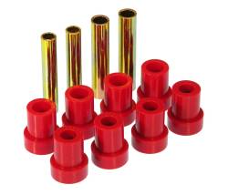 Prothane - Prothane 7-1009 Polyurethane Leaf Spring Shackle Bushing Kit Front Red - Image 1