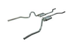 Pypes Performance Exhaust - Pypes SGA29R Race Dual Exhaust System w/o X-Pipe for 70-71 Pontiac GTO/68-72 442 - Image 1
