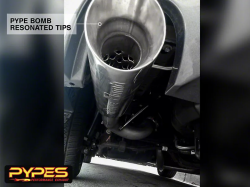 Pypes Performance Exhaust - Pypes SFM79MS Pype Bomb Axle Back Exhaust System for 11-14 Ford Mustang V6 - Image 3