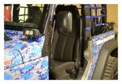 Steinjager - Steinjager Poly Insert Side Mirror Leg Kit-Text Black for Wrangler JK J0046008 - Image 3