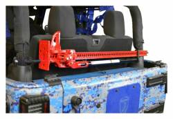 Steinjager - Steinjager High Lift Jack Roll Bar Mount Text Black for Jeep JK 2DR J0047600 - Image 1