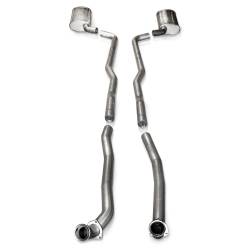 Stainless Works - Stainless Works V6414100S Catback Exhaust Dual Long Mufflers 64-67 Corvette AT - Image 1