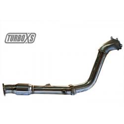 Turbo XS - Turbo XS WS02-DPC High Flow Catted Downpipe for 02-07 Subaru WRX/STI/04-08 XT - Image 1