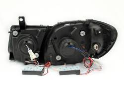Anzo USA - Anzo USA 111170 Projector Headlight Set w/CCFL Halo Black for LX470 - Image 2
