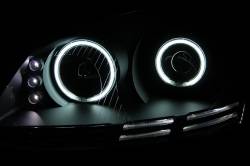 Anzo USA - Anzo USA 121345 Projector Headlights w/CCFL Halo Black for 06-09 VW Jetta/GTI - Image 2