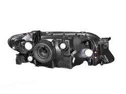 Anzo USA - Anzo USA 121107 Black Crystal Headlight Set for 01-03 Mitsubishi Protege - Image 2
