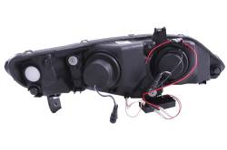 Anzo USA - Anzo USA Projector Headlight Set w/CCFL Halo Black 06-11 Honda Civic 121454 - Image 2