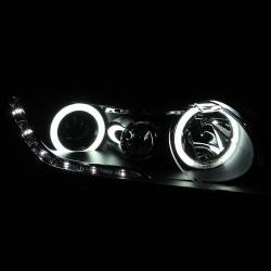 Anzo USA - Anzo USA Projector Headlight Set w/CCFL Halo Black 06-11 Honda Civic 121454 - Image 3
