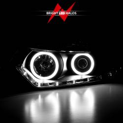 Anzo USA - Anzo USA 121393 Projector Headlight Set w/CCFL Halo Black 09-12 Acura TSX - Image 6