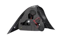 Anzo USA - Anzo USA 221046 Black Euro Clear Lens Taillight Set for 01-03 Honda Civic Coupe - Image 2