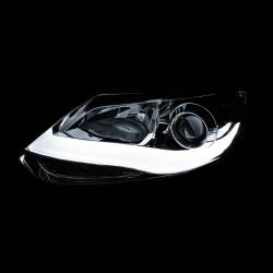 Anzo USA - Anzo USA 121490 Plank Style Projector Headlight Set Black for 12-14 Ford Focus - Image 3