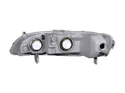 Anzo USA - Anzo USA 121052 Black Crystal Headlight Set for 98-02 Honda Accord - Image 2