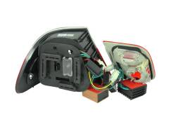 Anzo USA - Anzo USA 321105 Chrome LED Red/Clear Lens Taillight Set for 3-Series Coupe - Image 2