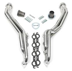 Hedman Hedders - Hedman 69056 Silver Long-Tube LS Engine Swap Headers for S10/S15 Trucks 2WD - Image 1