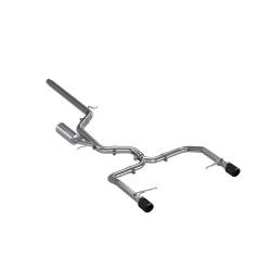 MBRP Exhaust - MBRP Exhaust S46083CF T304 3" Cat-Back Dual Split Exit CF for 19-21 Jetta GLI - Image 1