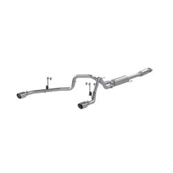 MBRP Exhaust - MBRP Exhaust S5215409 T409 3" Cat-Back 2.5" Dual Exit w/Muffler 21-26 F150 - Image 1