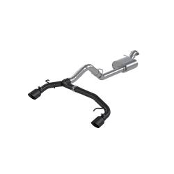 MBRP Exhaust - MBRP Exhaust S5241BLK Blk 3" Cat-Back 2.5" Dual Rear Exit 21-26 Ford Bronco - Image 1