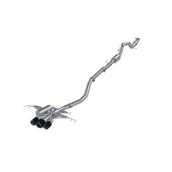 MBRP Exhaust - MBRP Exhaust S49013CF T304 3" Cat-Back Triple Centre Exit 17-21 Civic Type R - Image 1