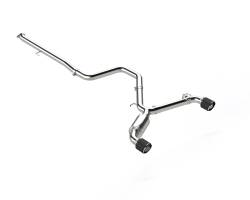 MBRP Exhaust - MBRP Exhaust S47073CF T304 3" Cat-Back Dual RR Exit CF Tips for 19-22 Veloster N - Image 1