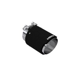 MBRP Exhaust - MBRP Exhaust T5188CF 3" Inlet Carbon Fiber Dual Wall Angle Cut 4" Outlet Tip - Image 1