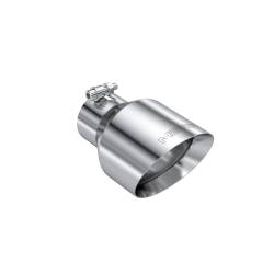 MBRP Exhaust - MBRP Exhaust T5187 T304 SS 3" Inlet Dual Wall Angle Cut 5" Outlet Tip Universal - Image 1